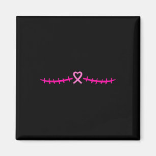 Mastectomy Breast Cancer Survivor Pink Ribbon Magnet