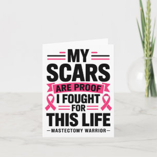 Mastectomy Funny Breast Cancer 1 Card