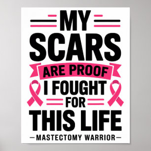 Mastectomy Funny Breast Cancer 1  Poster