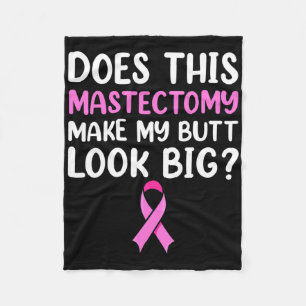 Mastectomy Survivor Recovery Apparel Fleece Blanket