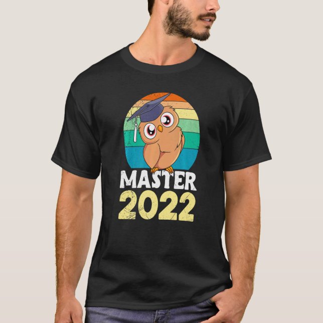 Master 2022 Graduation Ceremony Master Hat T-Shirt (Front)