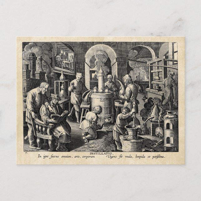 Master Alchemist Lab Tools Postcard (Front)