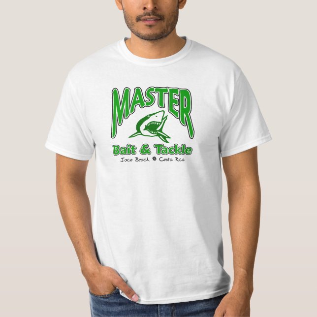Master Bait & Tackle Shark, Jaco, Costa Rica T-Shirt (Front)