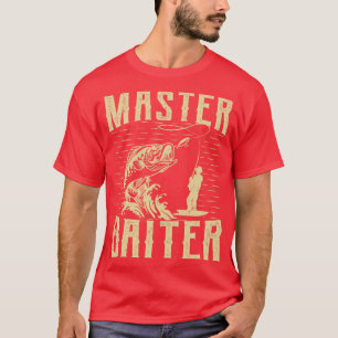 Master Baiter Retro Vintage Sunset Funny Fishing G T-Shirt