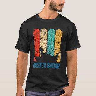 Master Baiter Vintage Bass Fishing Fisherman Men T-Shirt