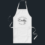 MASTER Baker Daddy Personalised Year Long Apron<br><div class="desc">Personalise this modern design apron with a retro feel for the Master Baker Daddy in your life,  customise the year since he's been making your sweet dreams come true.</div>