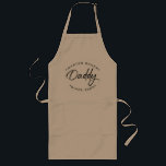 MASTER Baker Daddy Since Personalised Year Long Apron<br><div class="desc">Personalise this modern design apron with a retro feel for the Master Baker Daddy in your life,  customise the year since he's been making your sweet dreams come true.</div>