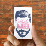 Master Barber Navy Blue Typography Barbershop Business Card<br><div class="desc">Master Barber Navy Blue Typography Barbershop Business Cards.</div>