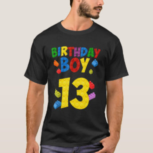 Master Builder 13 Birthday Boy 13th Year Building T-Shirt