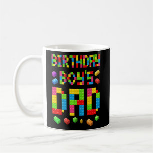 Master Builder Birthday Boy's Dad Building Bricks  Coffee Mug