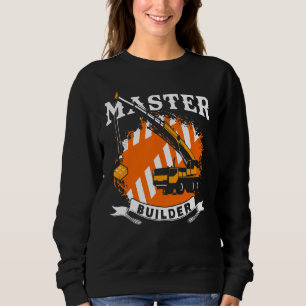 Master Builder Building Blocks Engineer Constructi Sweatshirt