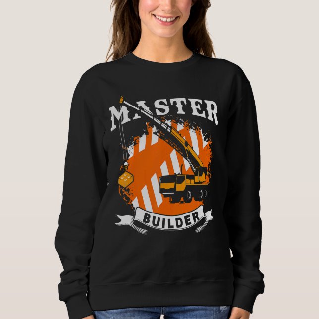 Master Builder Building Blocks Engineer Constructi Sweatshirt (Front)