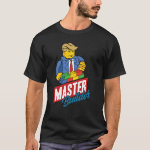 Master Builder Building Blocks Men Women Youth 19 T-Shirt