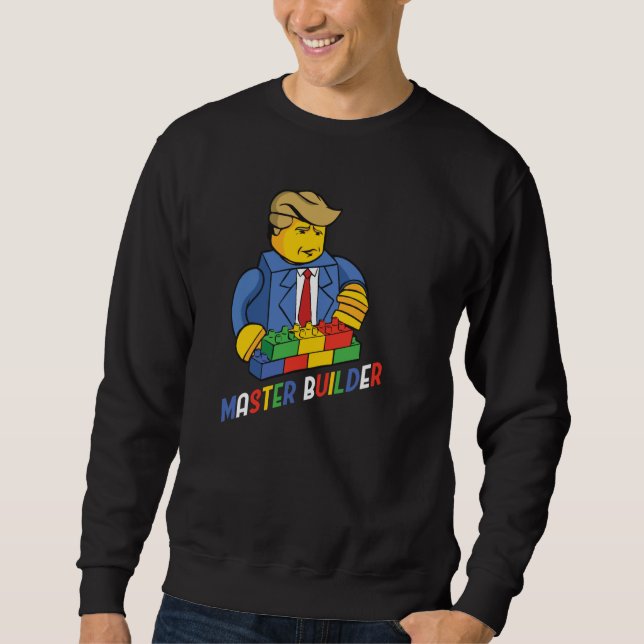 Master Builder Building Blocks  Men Women Youth  1 Sweatshirt (Front)