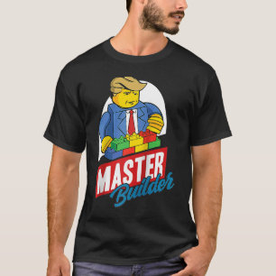 Master Builder Building Blocks Men Women Youth Rag T-Shirt
