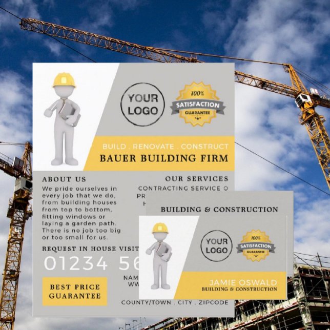 Master Builder, Building Firm, Builders Advert Flyer (Creator Uploaded)