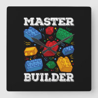 Master Builder Cute Block Building Kids Toys Brick