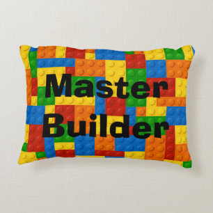 Master Builder Kids Blocks - Rectangle Pillow