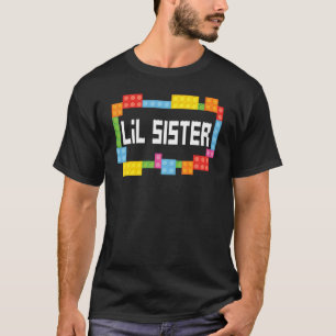 Master builder Lil Sister Bricks Blocks Building F T-Shirt