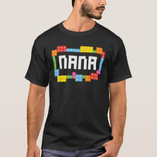 Master builder Nana Bricks Blocks Building Family T-Shirt