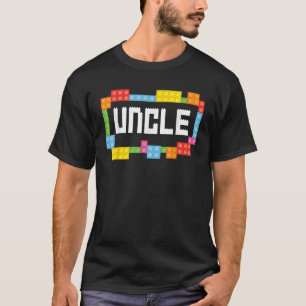 Master builder Uncle Bricks Blocks Building Family T-Shirt