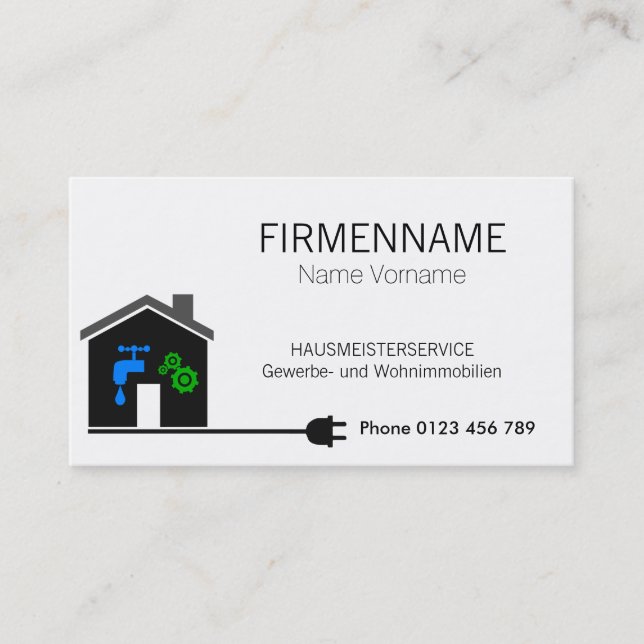 master business card (Front)