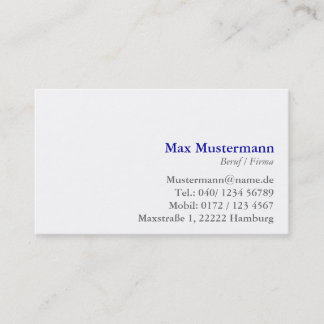 Master Business Cards