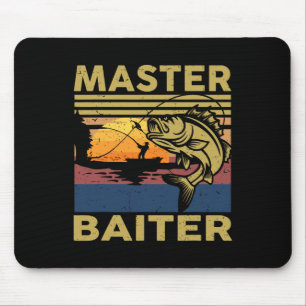Master Byiter Fishing-shirt Funny Grandpa B Dad Gi Mouse Pad