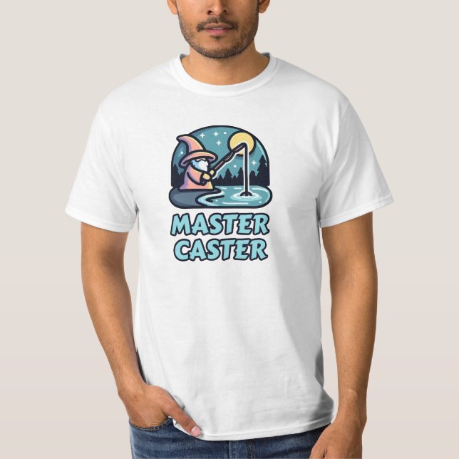 Master Caster Fantasy Fishing T-Shirt (Front)