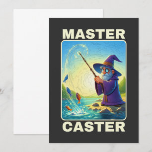 Master Caster - Magic Fishing Wizard Invitation