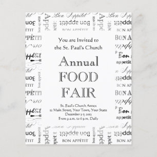 Master Chef Bon Appetit Food Lover Flyer