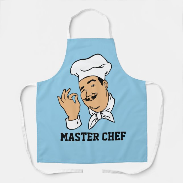 MASTER CHEF DAD MEN'S KITCHEN APRON (Front)