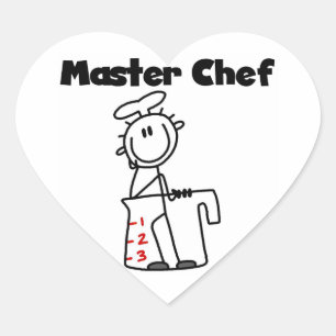 Master Chef Heart Sticker