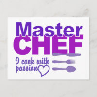 Master Chef postcard