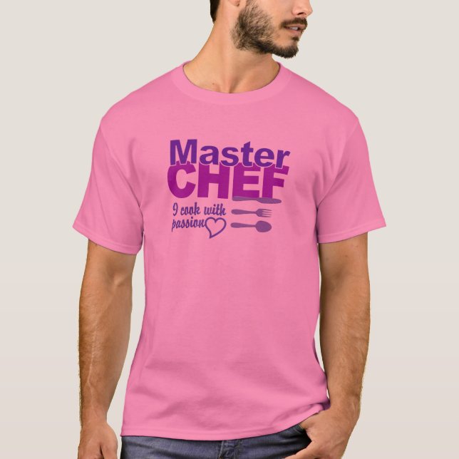 Master Chef shirt - choose style & colour (Front)
