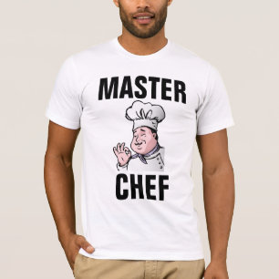 MASTER CHEF T-Shirts, MEN'S COOK T-Shirt