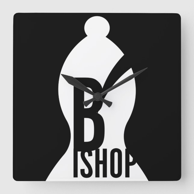 MASTER CHESS ORIGINAL BY MASANSER SQUARE WALL CLOCK (Front)