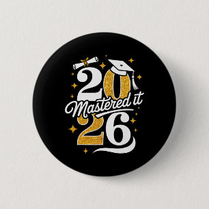 Master Cl Of 2026 Graduation Gifts Masters Degree 6 Cm Round Badge