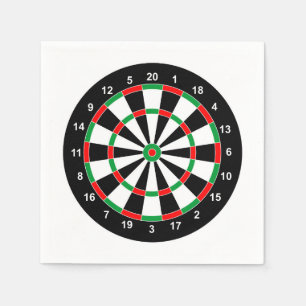 Master Darts Board Basic Round Target Classic game Napkin