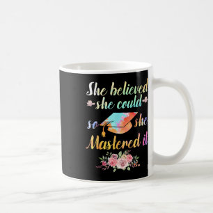 Master Degree Art For Men Women Academic Degree Di Coffee Mug