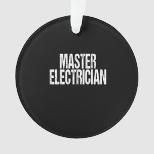 Master Electrician Event Equipment Setup Team Ornament