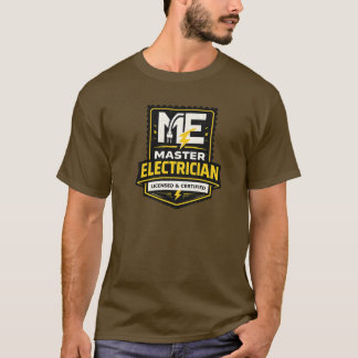 Master Electrician Licensed Certified Shirt