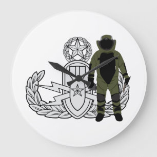Master EOD Bomb Suit Large Clock