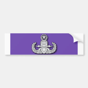Master EOD Purple Heart Bumper Sticker