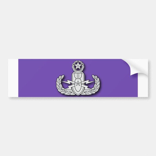 Master EOD Purple Heart Bumper Sticker (Front)
