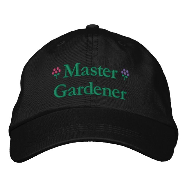 Master Gardener Embroidered Hat (Front)