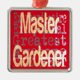Master Gardener Extraordinaire Metal Tree Decoration