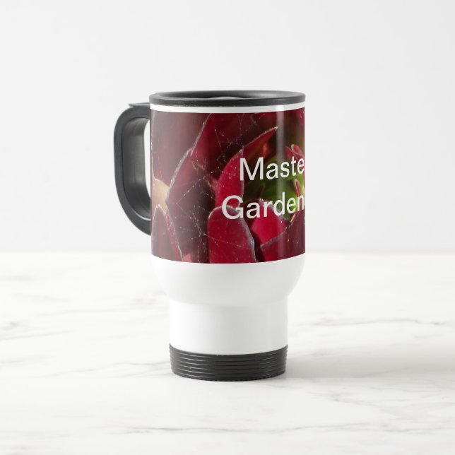 Master Gardener Plants Succulent Photo Landscaper Travel Mug (Front Left)