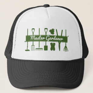 Master Gardener Simple Modern Forest Green Trucker Hat