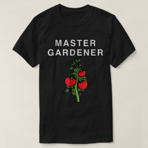 Master Gardener Tomato Plant Design T-Shirt